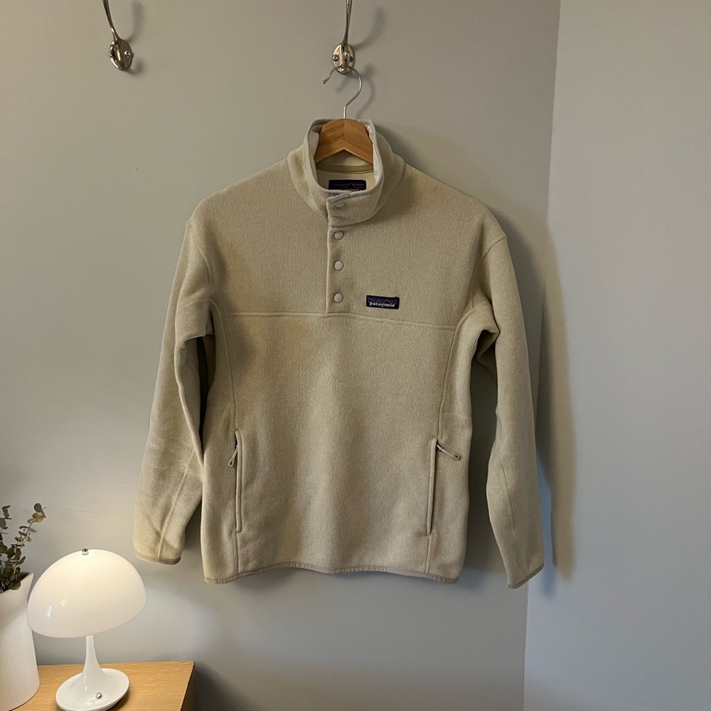 Patagonia Beige Knit Sweater